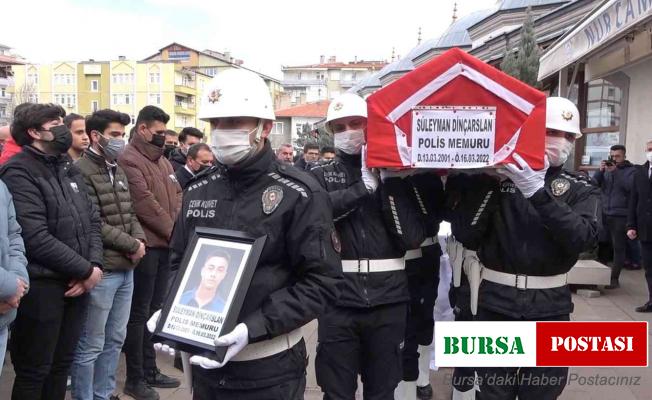 21 yaşındaki polis memuru toprağa verildi