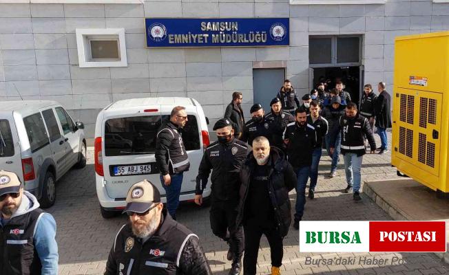 25 kişinin tutuklandığı suç örgütü operasyonunda 15 kişi daha adliyeye sevk edildi