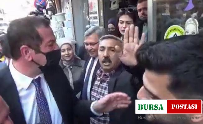 Adana’da Ahmet Davutoğlu’na tepki: “Sen devlet hainisin”