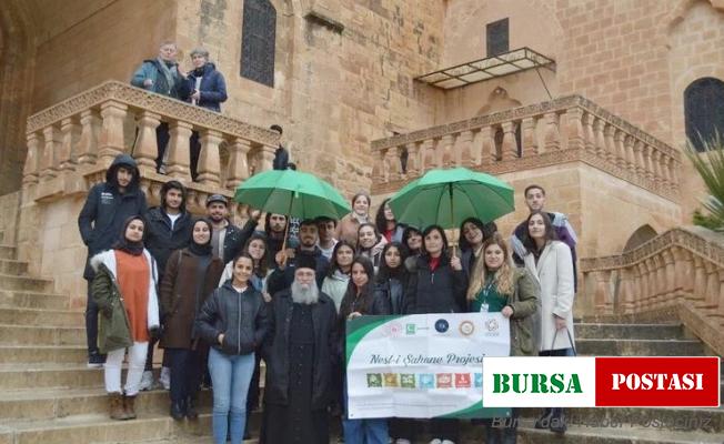 Adıyamanlı gençler Mardin’i gezdi