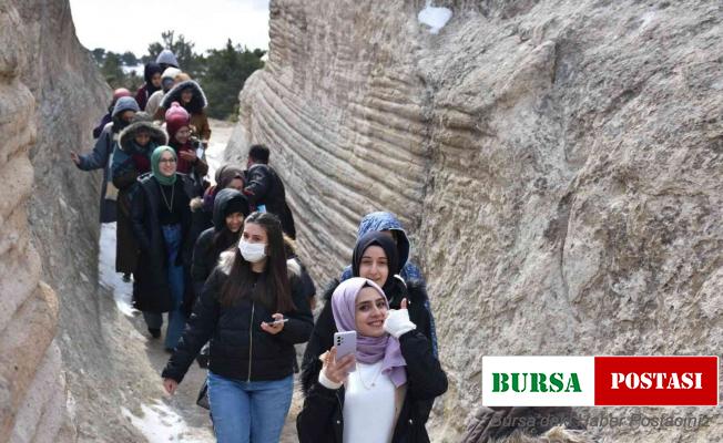 Afyonkarahisar’da öğrenciler Frigya bölgesini gezdi