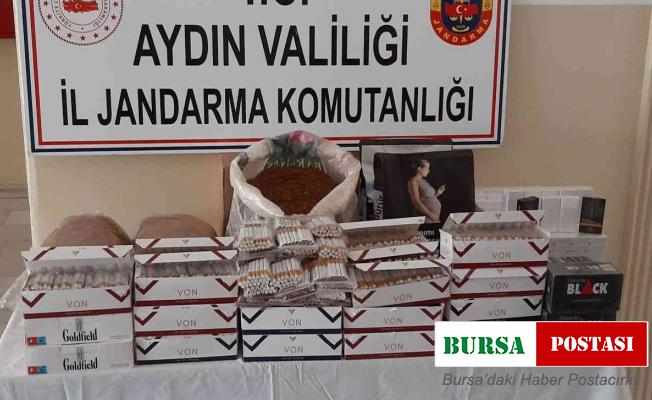 Aydın’da 22 kilo kaçak tütün ele geçirildi