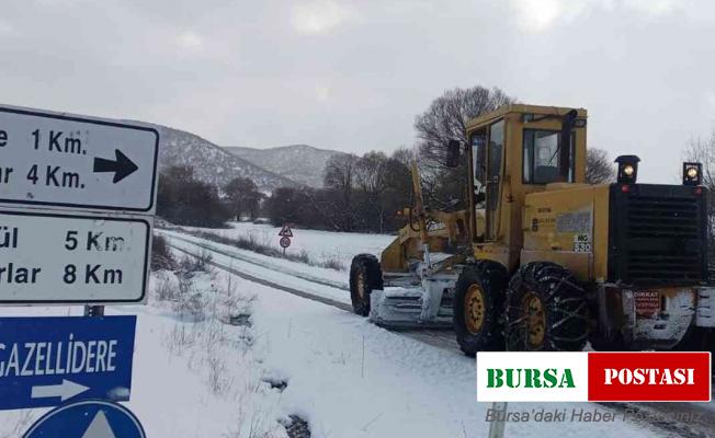 Balıkesir Büyükşehir’den yoğun kar yağışıyla etkin mücadele