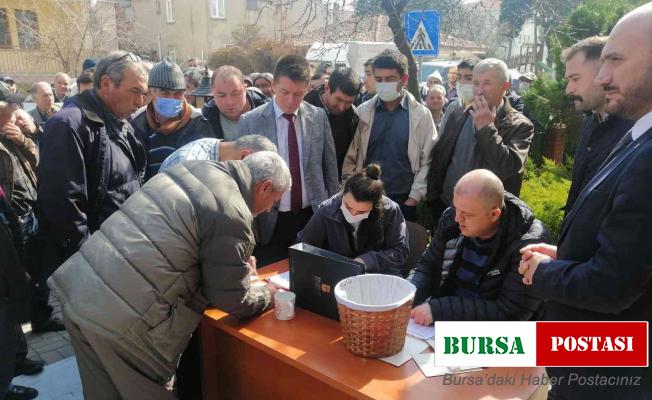 Balıkesir’de hibe koçlar için kura çekimi yapıldı