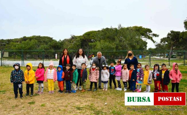 Başkan Sözen, çocuklarla bahara ‘merhaba’ dedi