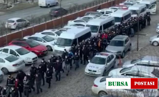 ’Bataklık’ operasyonunda gözaltına alınan 52 şüpheli adliyeye sevk edildi