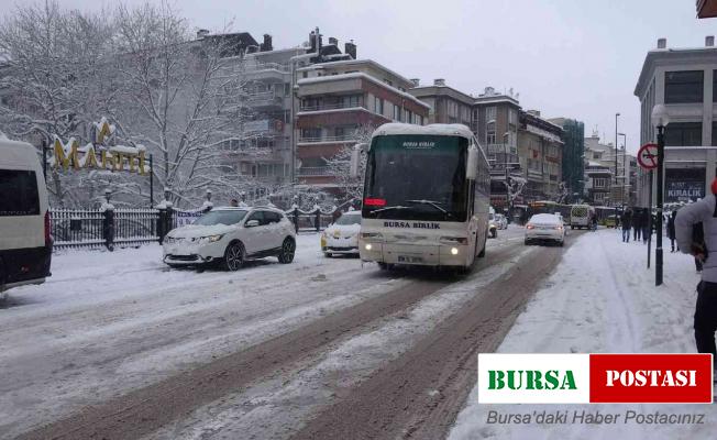 Bursa Büyükşehir’den kar uyarısı