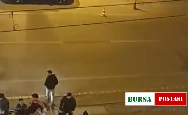 Bursa’da askere giden genci havaya böyle fırlattılar