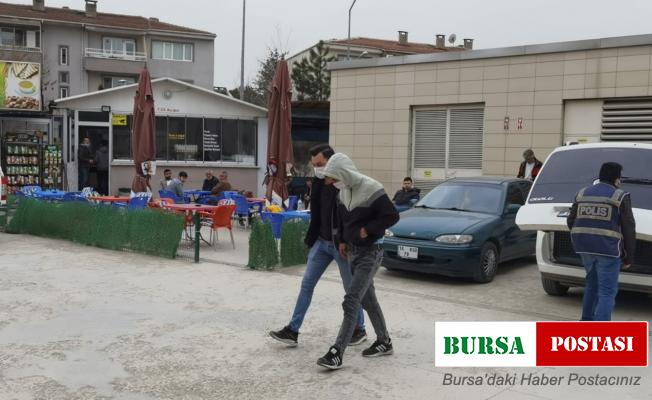 Bursa’da polisin yakaladığı magandalardan pişkin ifade,  ’’ Gençlerin hevesine karışmayın’’