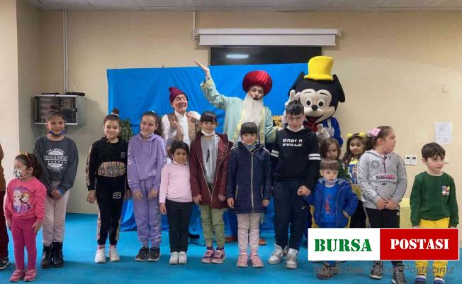 Diyabetli çocuklar Nasreddin Hoca ile eğlenip el becerisi kursuyla öğrendi