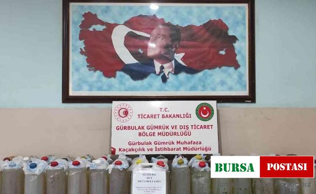 Gürbulak Gümrük Kapısında 622 kilo metamfetamin ele geçirildi