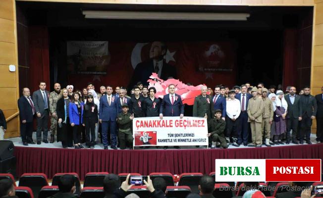 Hakkari’de “18 Mart Çanakkale Deniz Zaferi ve Şehitleri Anma Günü” programı