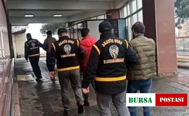 Kahramanmaraş’ta aranan 110 kişiden 62’si tutuklandı