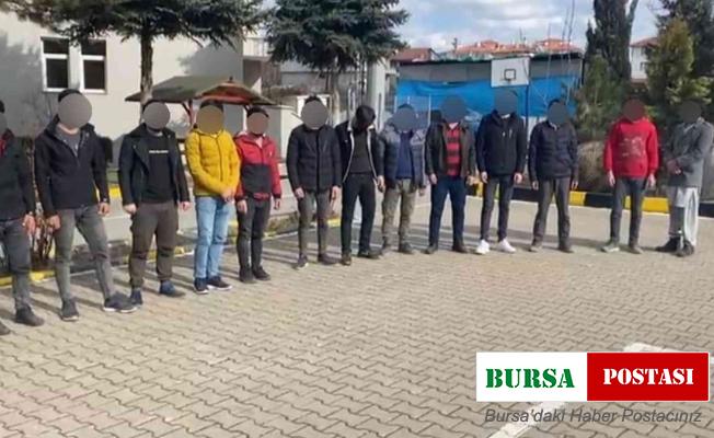 Kastamonu’da 9 düzensiz göçmen yakalandı: 2 gözaltı