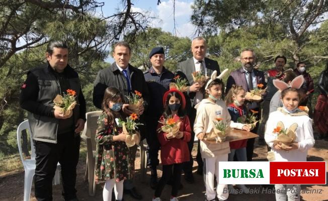 Kaymakam Memiş, fidan dikim törenine katıldı