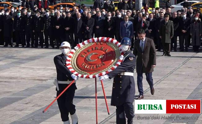 Kırıkkale’de, Çanakkale Deniz Zaferi’nin 107. yılı dolayısıyla törenler düzenlendi