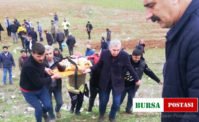 Mardin’de otomobil tarlaya uçtu: 8 yaralı