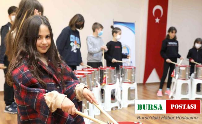 Mudanya Çocuk Bandosu 23 Nisan’a hazırlanıyor