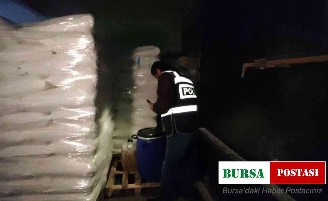 Eyüpsultan’da piyasa değeri 250 bin Türk Lirası olan sahte toz deterjan ele geçirildi