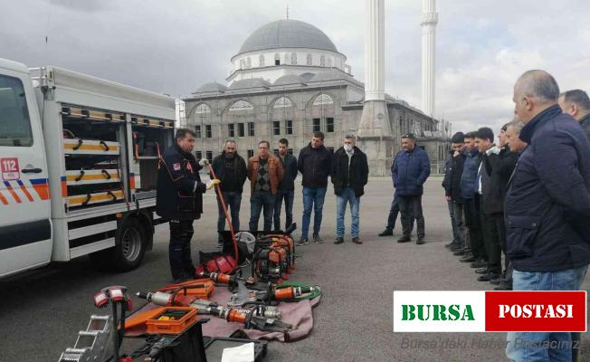 Polise arama kurtarma eğitimi