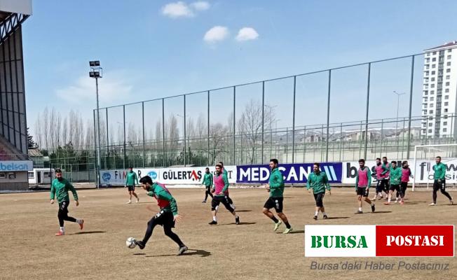 Sivas Belediyespor, İnegölspor maçının taktiğini çalıştı