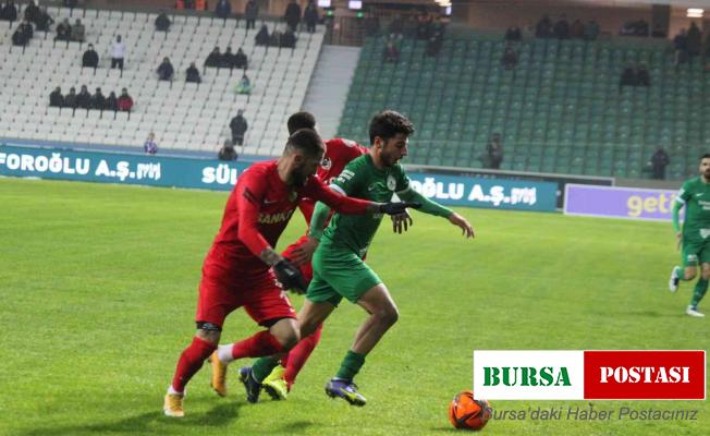 Spor Toto Süper Lig: GZT Giresunspor: 1 – Gaziantep FK: 1 (İlk yarı)