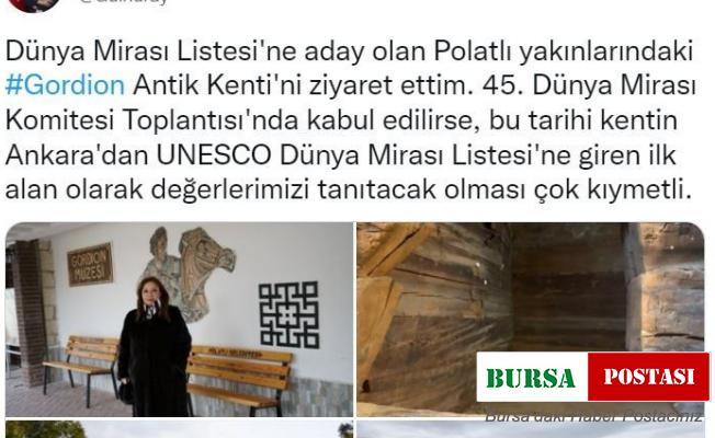 UNESCO Daimi Temsilcisi Aybet, Gordion Antik Kenti’ni ziyaret etti